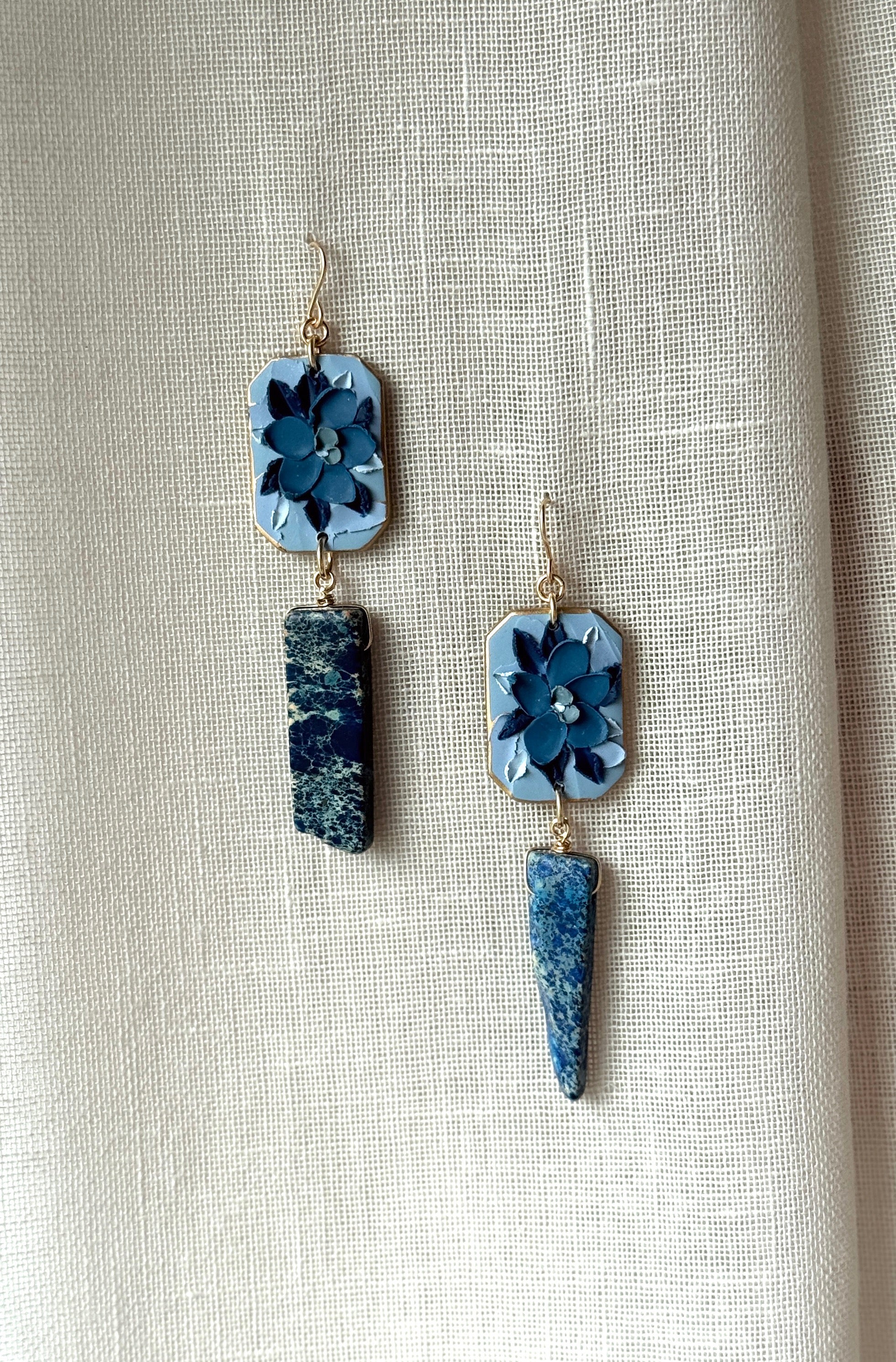 Blue Crystal Florals