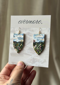Floral Field Dangles
