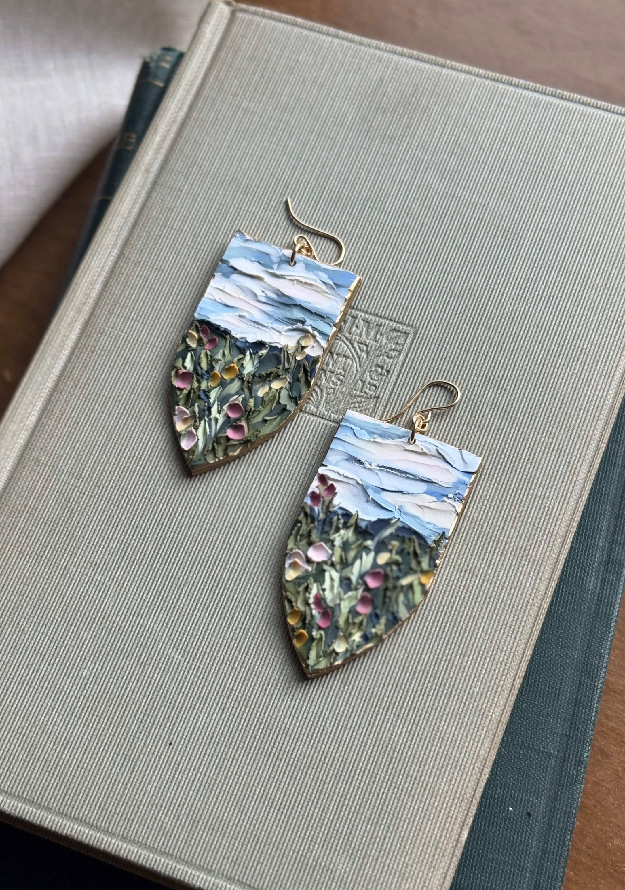 Floral Field Dangles