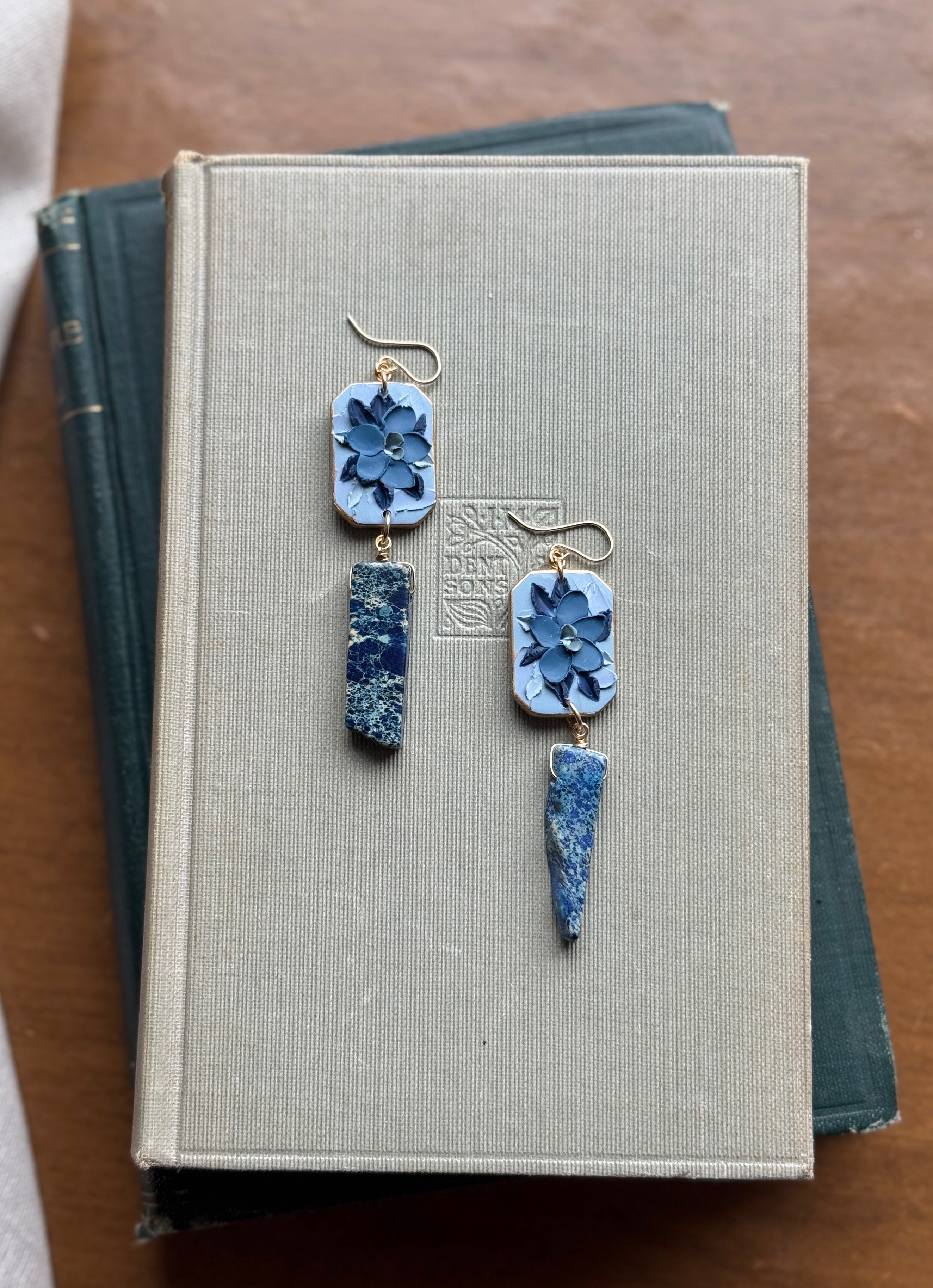 Blue Crystal Florals