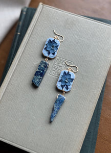 Blue Crystal Florals