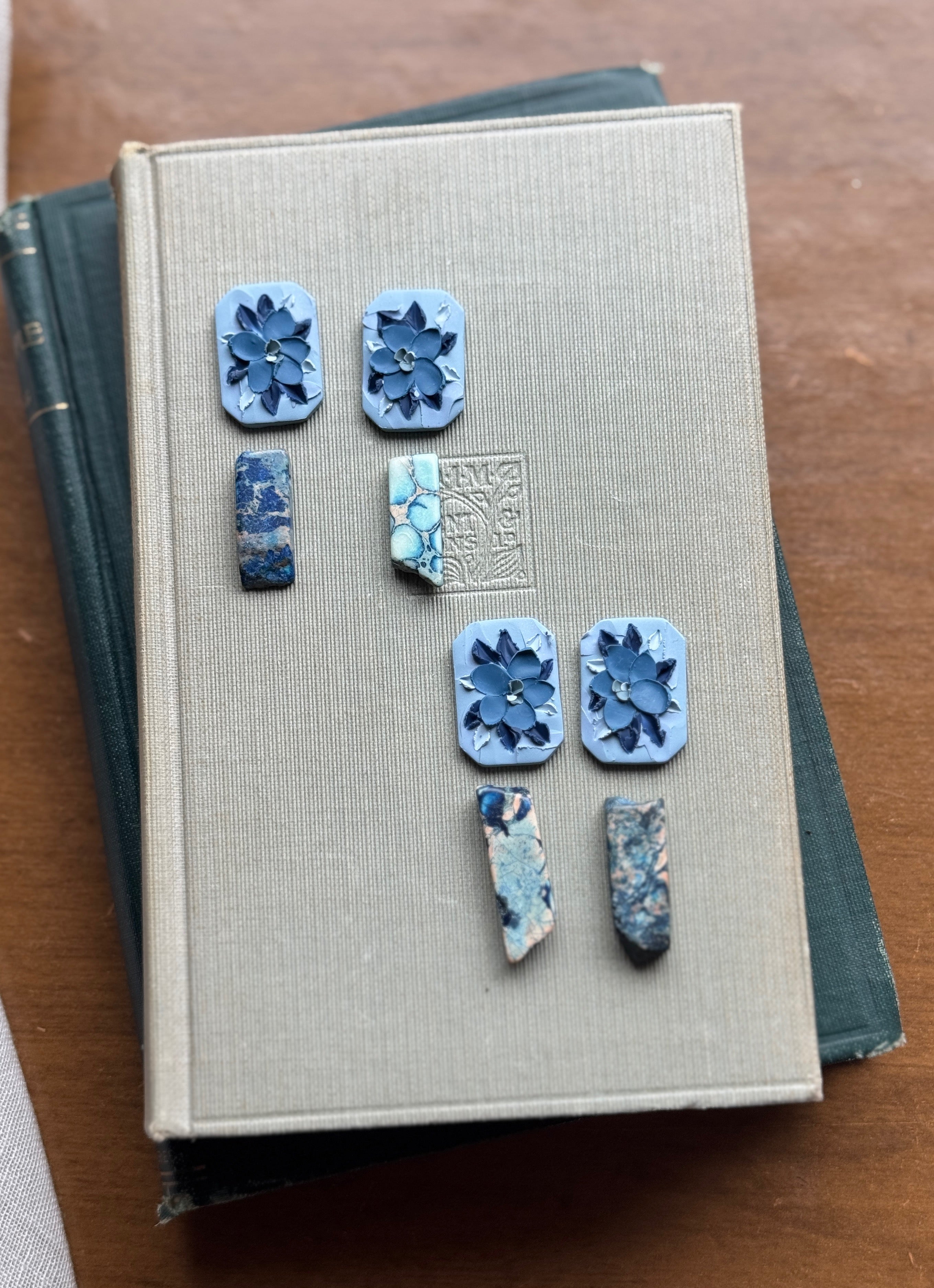 Blue Crystal Florals