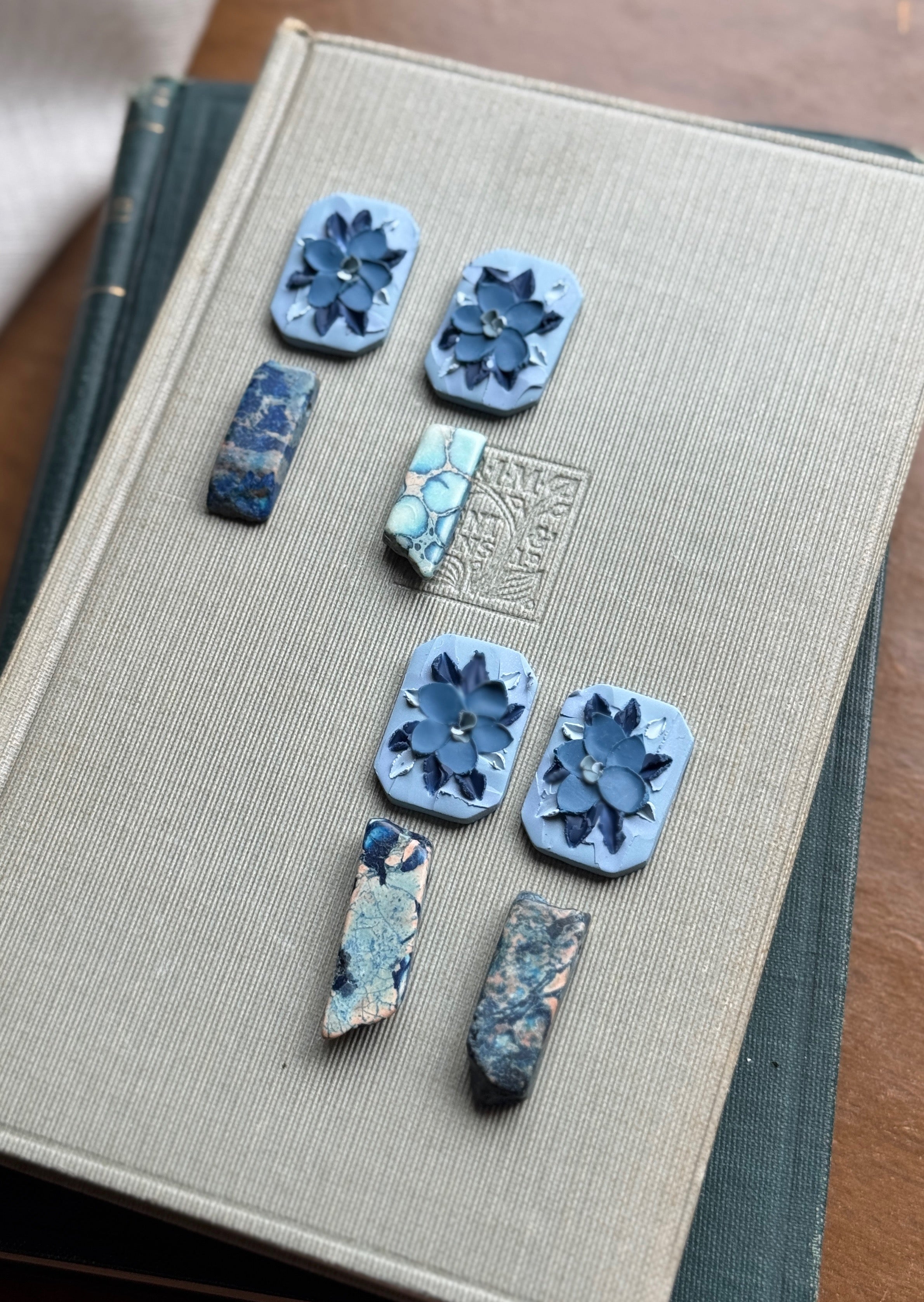 Blue Crystal Florals