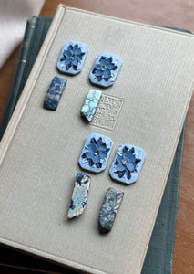 Blue Crystal Florals
