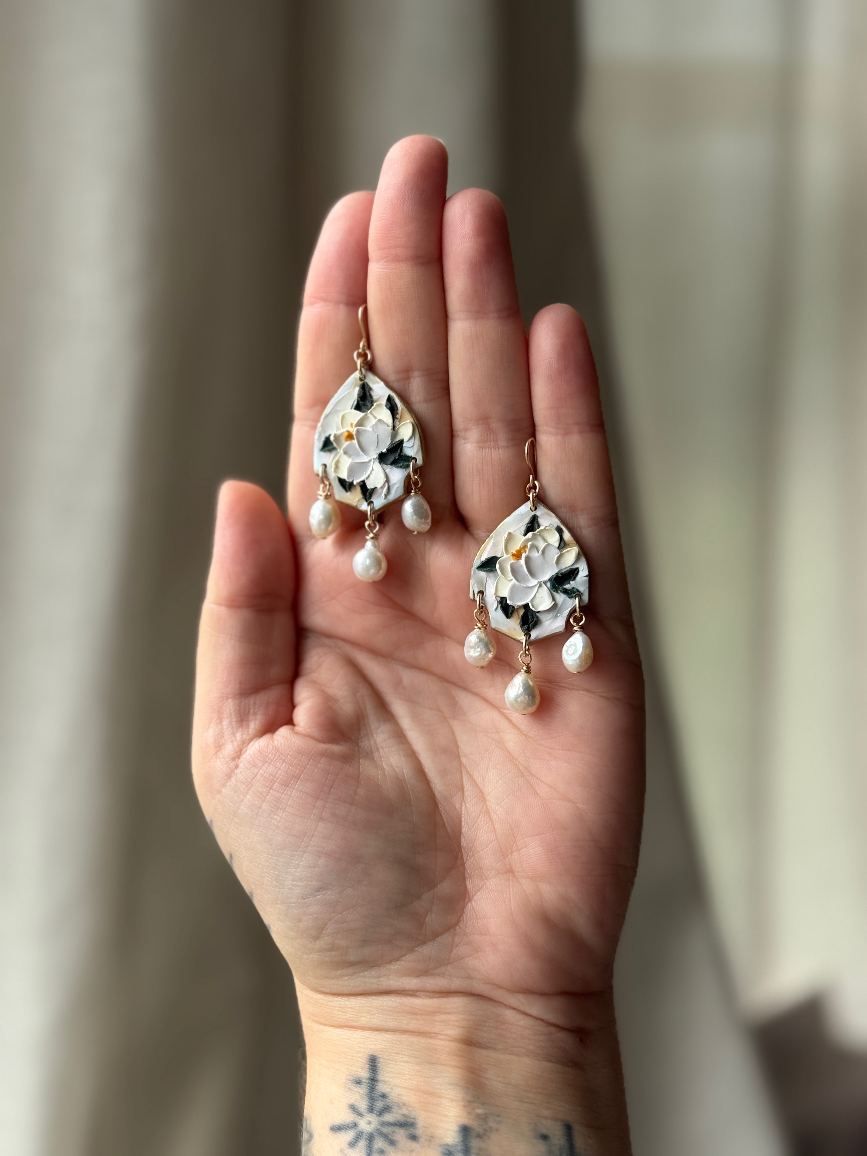The Pearl Bloom Shield one of a kind