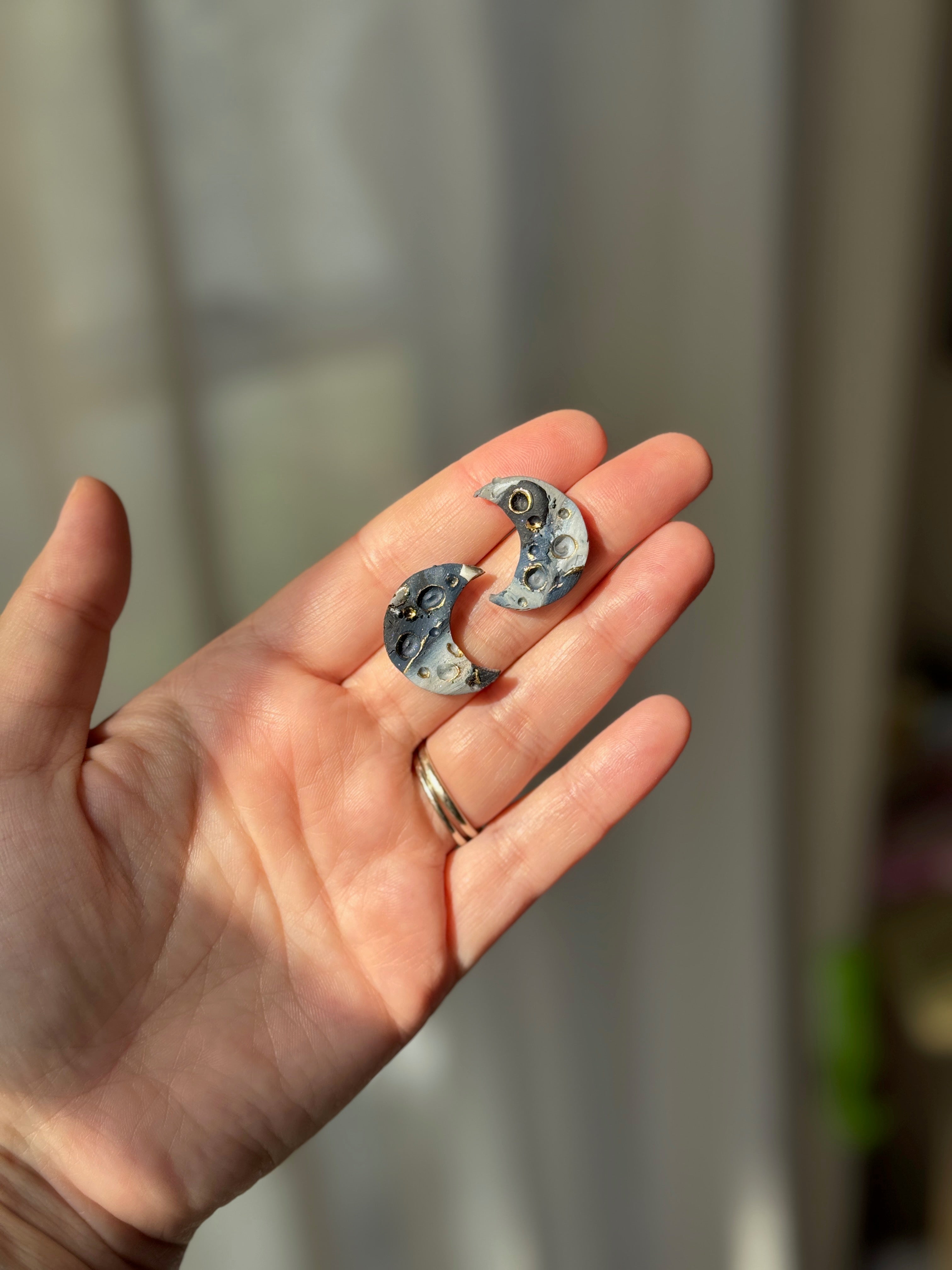 Blue Moon Studs