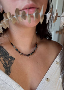 Jasper & Amethyst necklace preorder