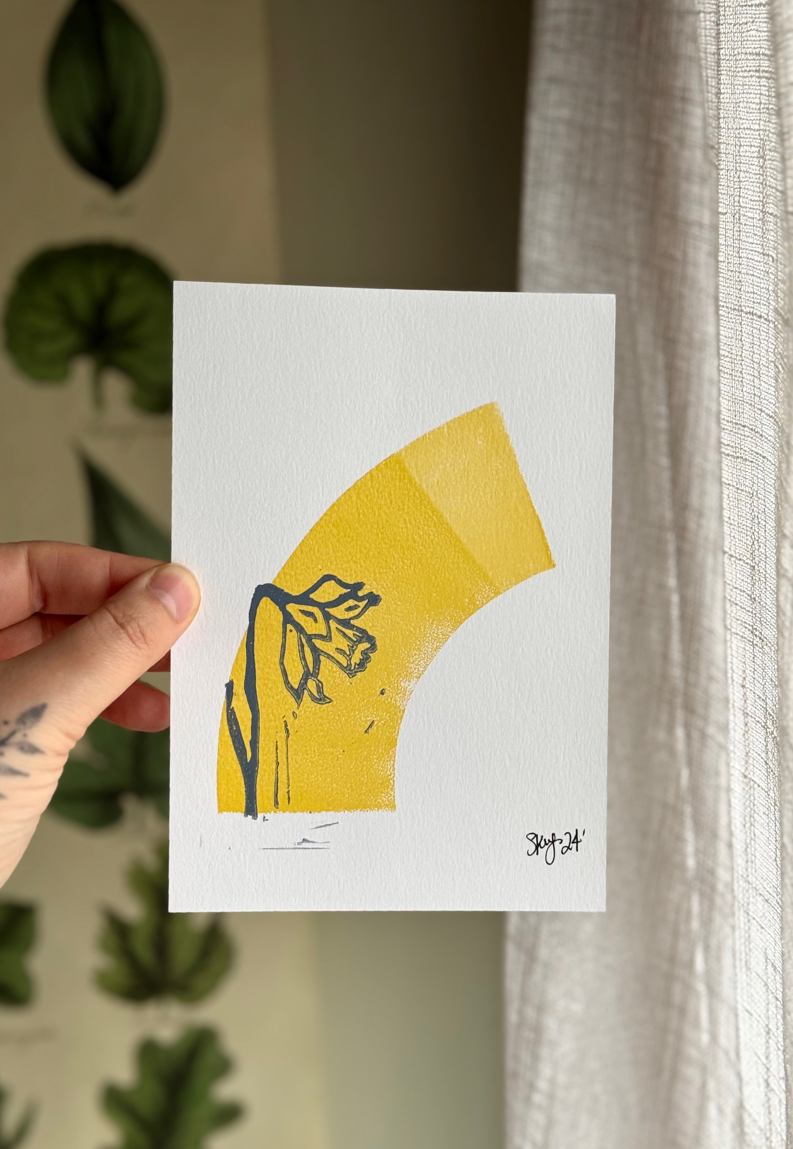 The Daffodil Print by sky|sea