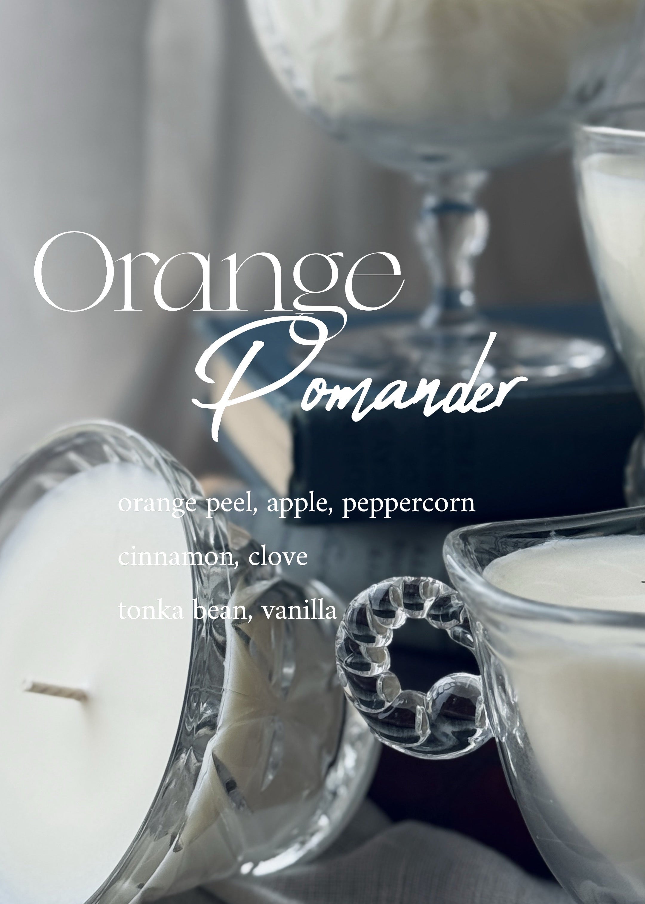 Orange Pomander Candles